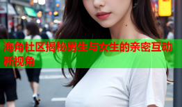 海角社区揭秘男生与女生的亲密互动新视角